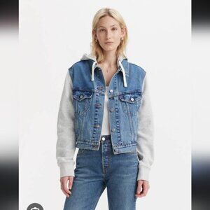 Levi's Trucker 90s Grunge Hooded Streetwear Denim Jacket M